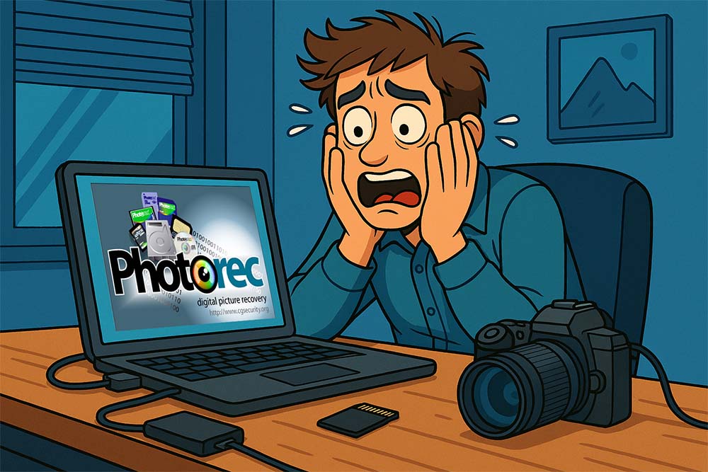 Kompletní návod - Jak obnovit ztracená data pomocí PhotoRec - Krok za krokem