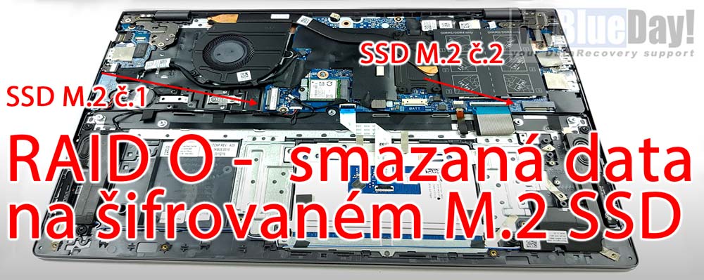 Smazaná data na notebooku s SSD diskem