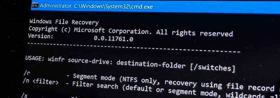 Záchrana a obnova dat z Windows